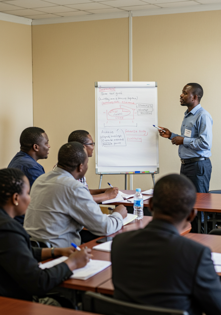 Teams mapping their strategic priorities in Kenya