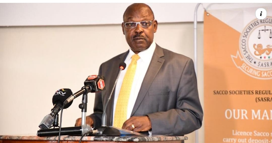 J. Ranguma, current board chair SASRA during one of the SASRA meeting in Nairobi